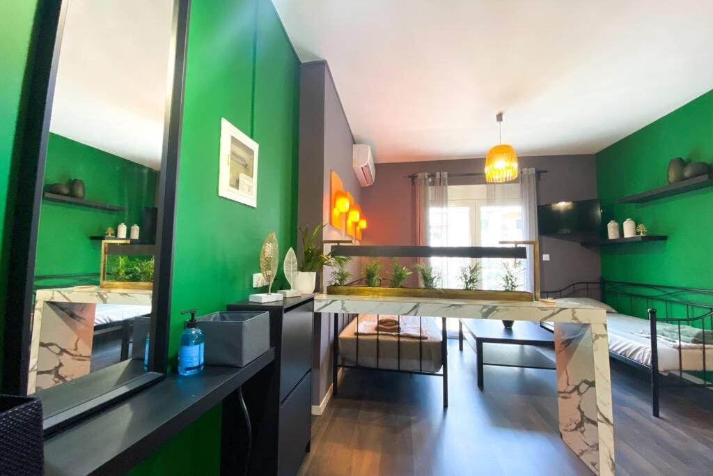 Green Apartment With View Komotiní Eksteriør bilde