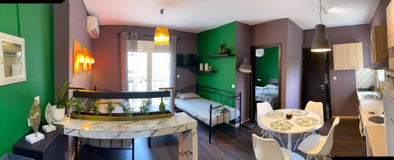 Green Apartment With View Komotiní Eksteriør bilde